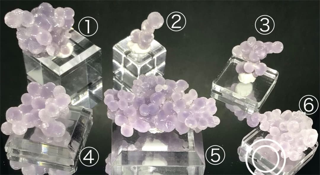 No.6 レア ドゥルージー グレープアゲート グレープカルセドニー