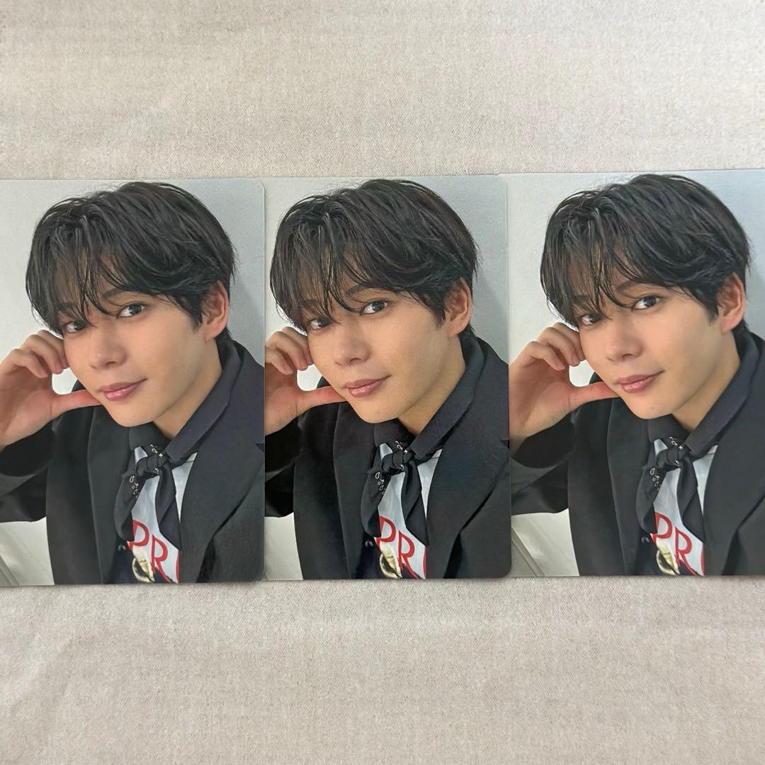 なにわ男子 長尾謙杜アシンメトリー Black Nightmare トレカ3枚 - メルカリ