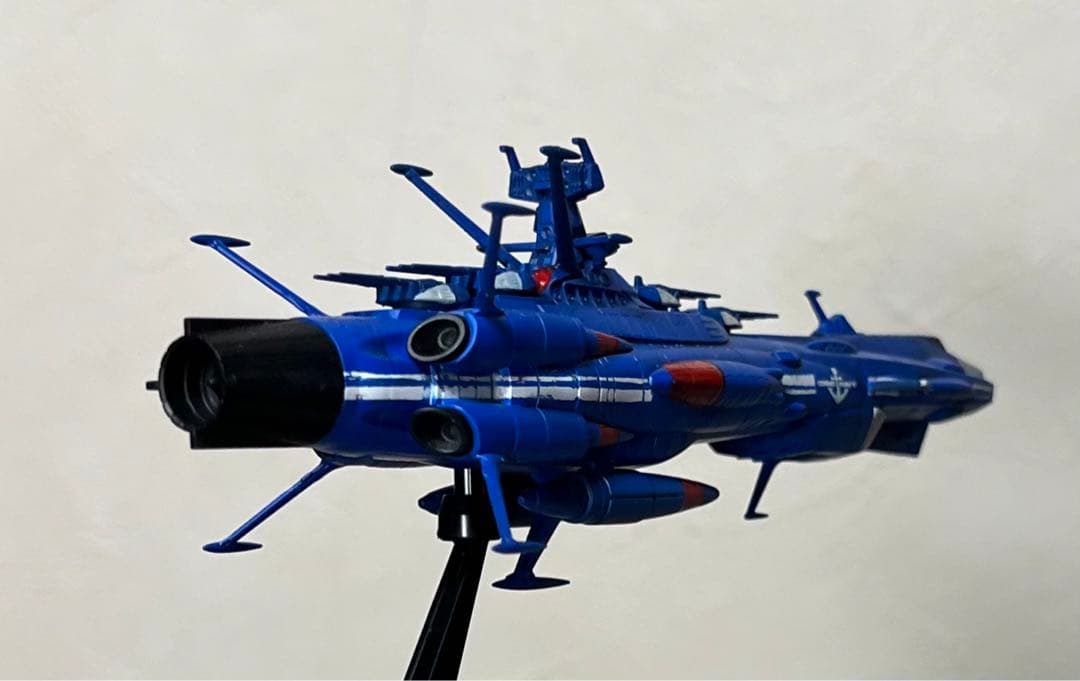 宇宙戦艦ヤマトプラモデル メカコレ完成品 アンドロメダ級宇宙戦艦