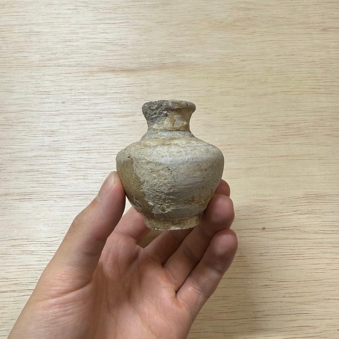 古瀬戸 小壷 分骨壺 鎌倉時代 陶片 発掘品 古美術 民藝 古常滑 山茶碗