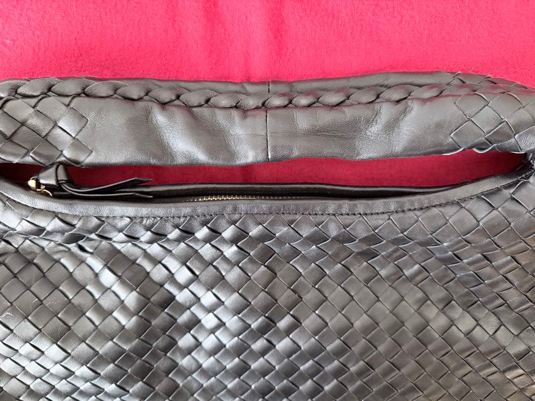 ボッテガヴェネタBottega Veneta☆ホーボーショルダーバック☆ブラック