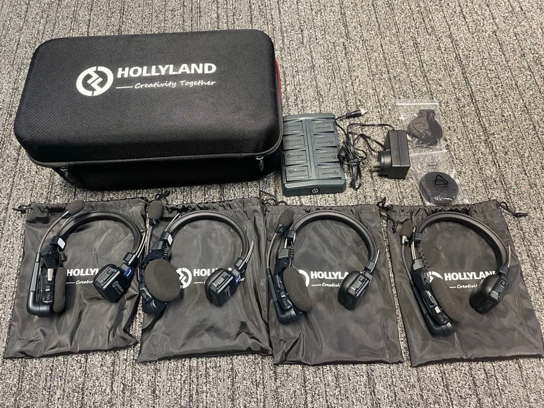 Hollyland Solidcom C1 ワイヤレスインカムシステム　4個