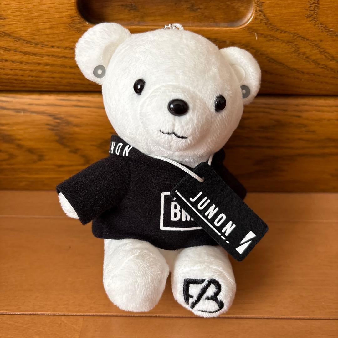 BE:FIRST JUNON ジュノン くま ぬいぐるみ BMSGパーカー 大 - メルカリ