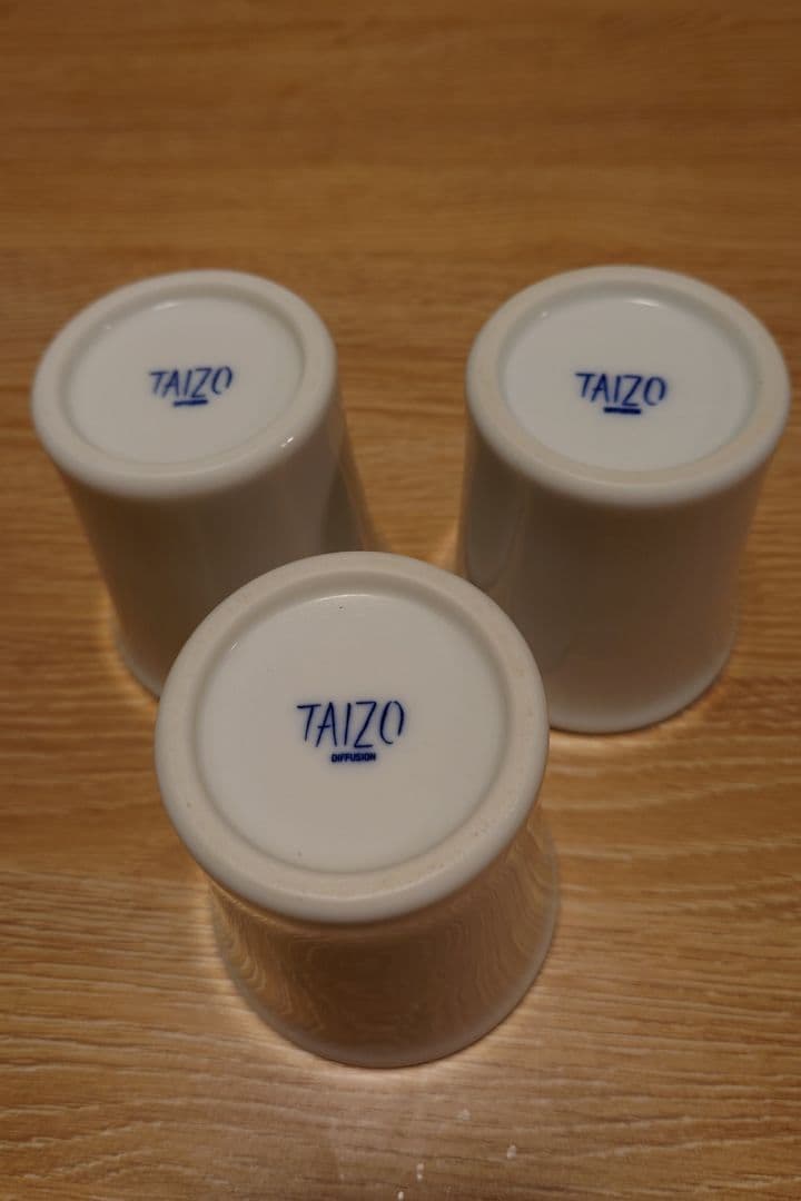 黒田泰蔵 TAIZO 白磁 湯呑 3点セット - メルカリ