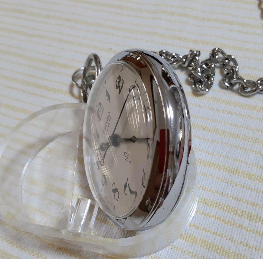 サンバ様御依頼1988年SEIKO諏訪工場製懐中時計鉄道時計　7550−0010