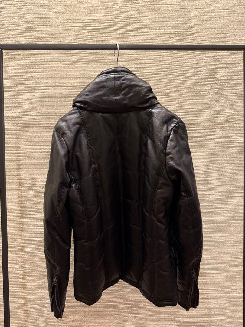 00s civarize leather puffer jacket y2k - メルカリ