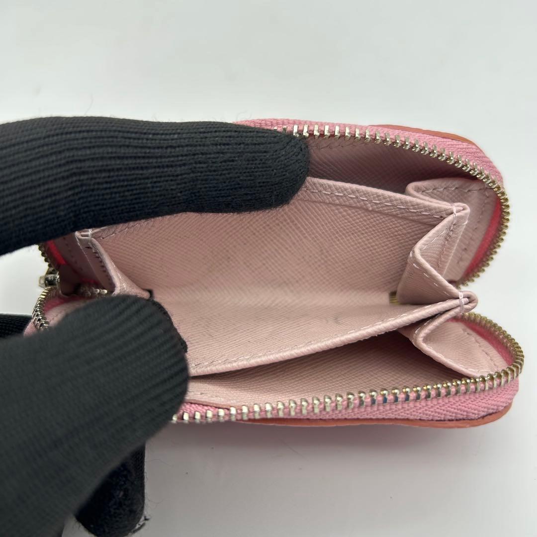 未使用級　A.D.M.J　モーツァルト　ケース　クリスタル　レザー　ピンク