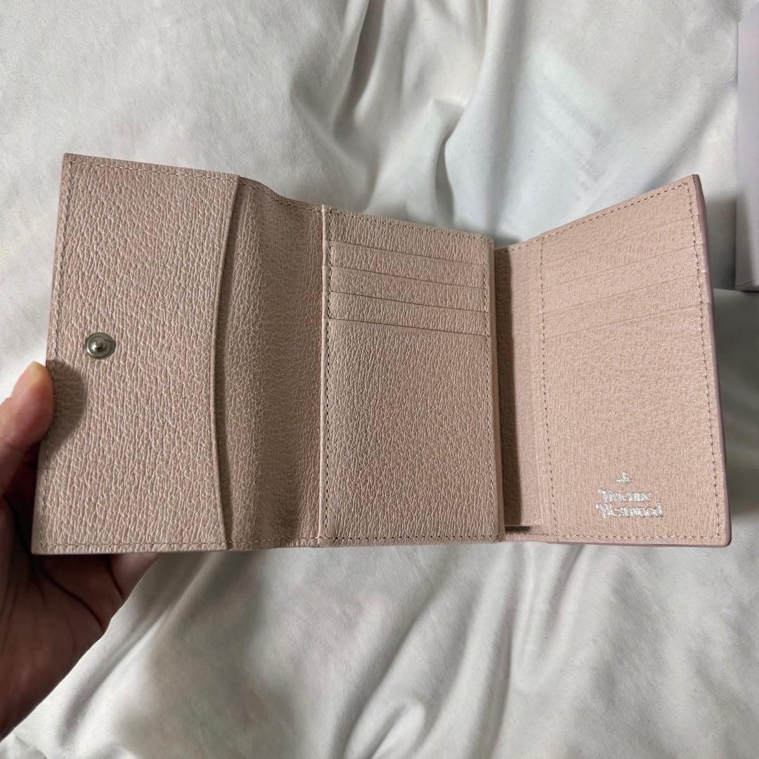 ヴィヴィアンウエストウッド EXECUTIVE 二つ折り財布 限定ピンク 正規