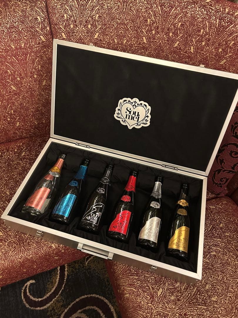 ソウメイ アタッシュケース 空瓶6本入