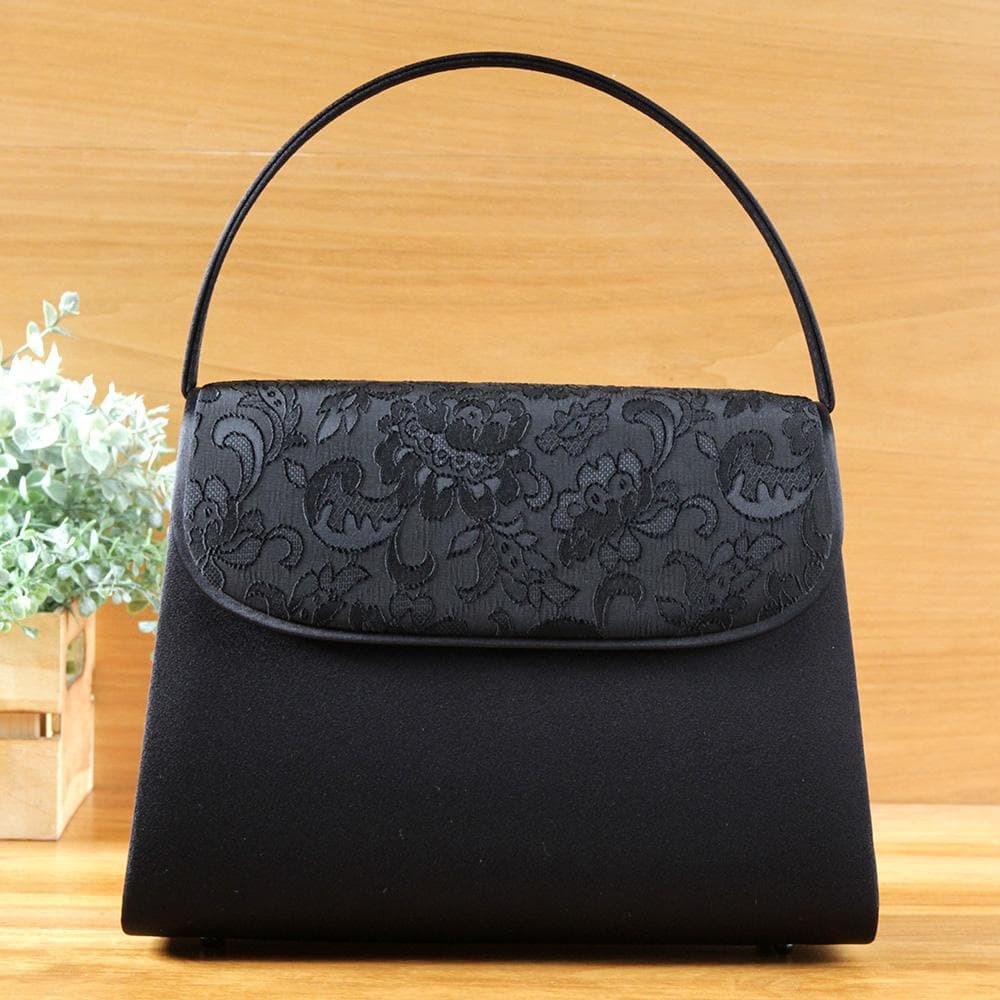 新品・未使用 フォーマルバッグ 岩佐 ハンドバッグ 冠婚葬祭 黒 お葬式