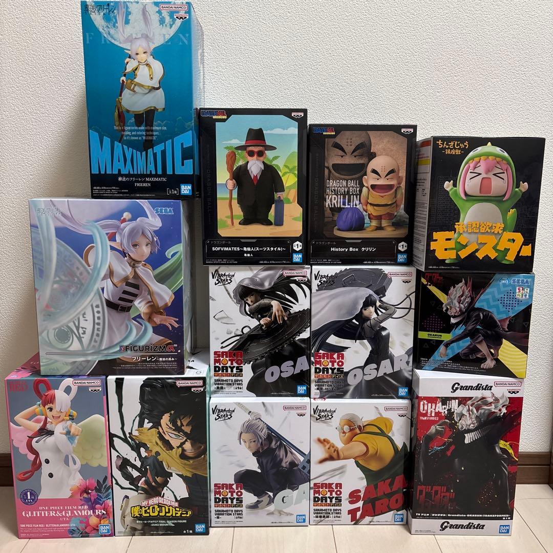 新品未開封 人気アニメ フィギュア まとめ売り 13体 - メルカリ