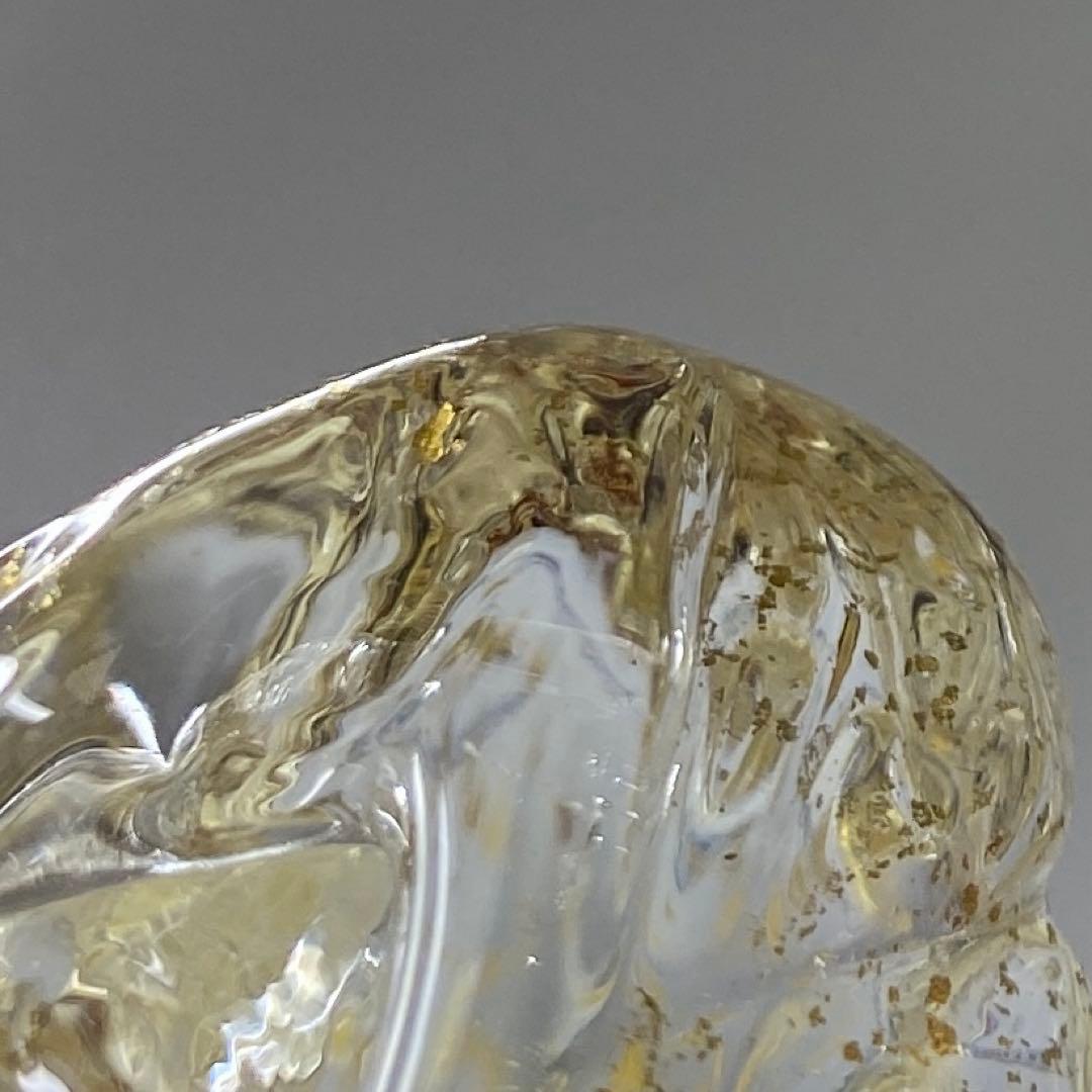 ムラーノ ベネチアングラスフィギュリンペア高さ18.7・18㎝東な7