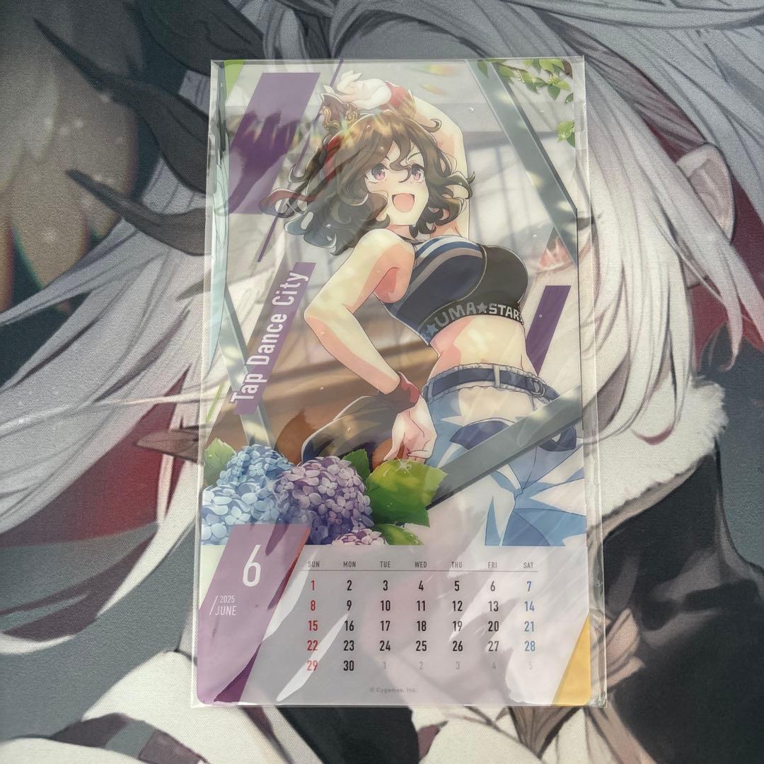 ウマ娘 2025年つながる！卓上カレンダー クリアカード 6月