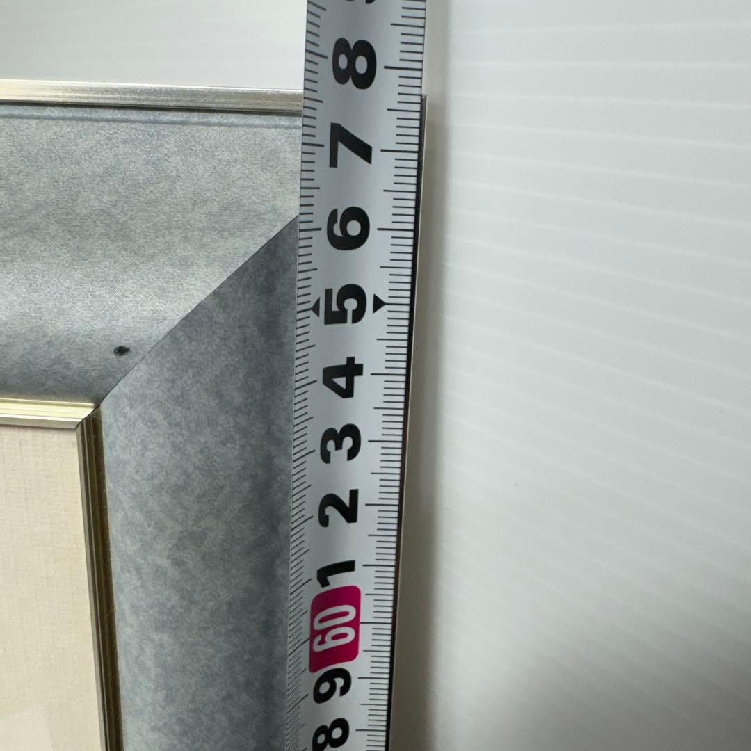 水彩絵画 印刷 額装 額サイズ 約87.5×67.5