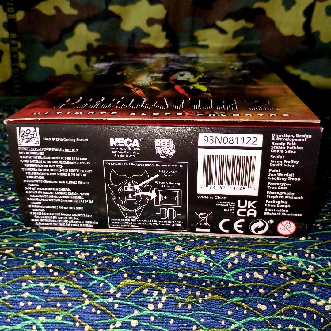 NECA／アルティメット・エルダープレデター 中古開封品／✨別名∶グレイバック