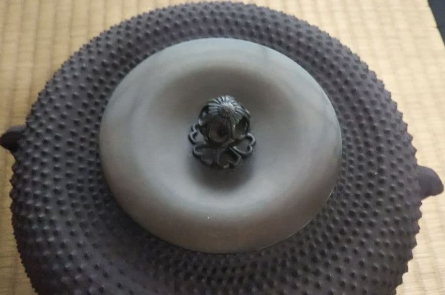 期間限定特価 茶道具 鋳銅 琉球風炉 昇雲 霰田口釜 畠春斎 新品