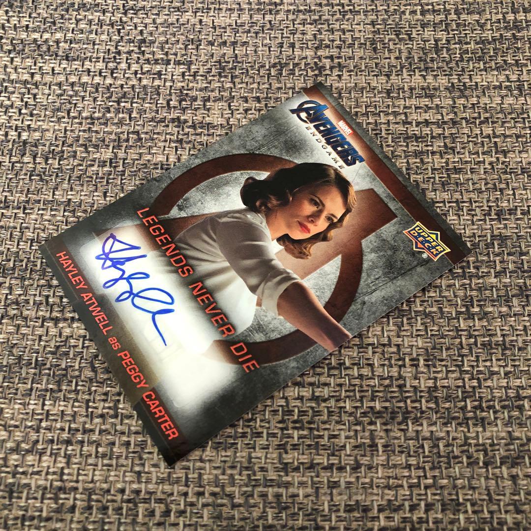 upper deck marvel ヘイリー・アトウェル 直筆サインカード - メルカリ