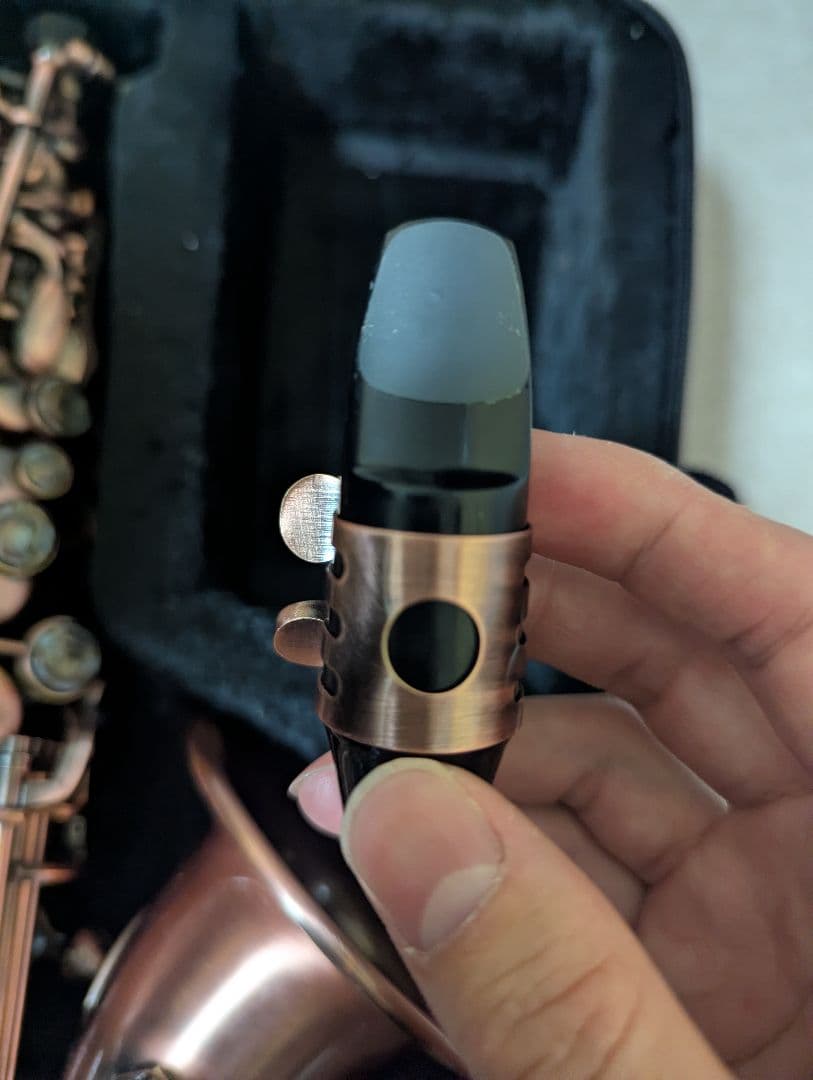 カーブド　ソプラノサックス　ノーブランド