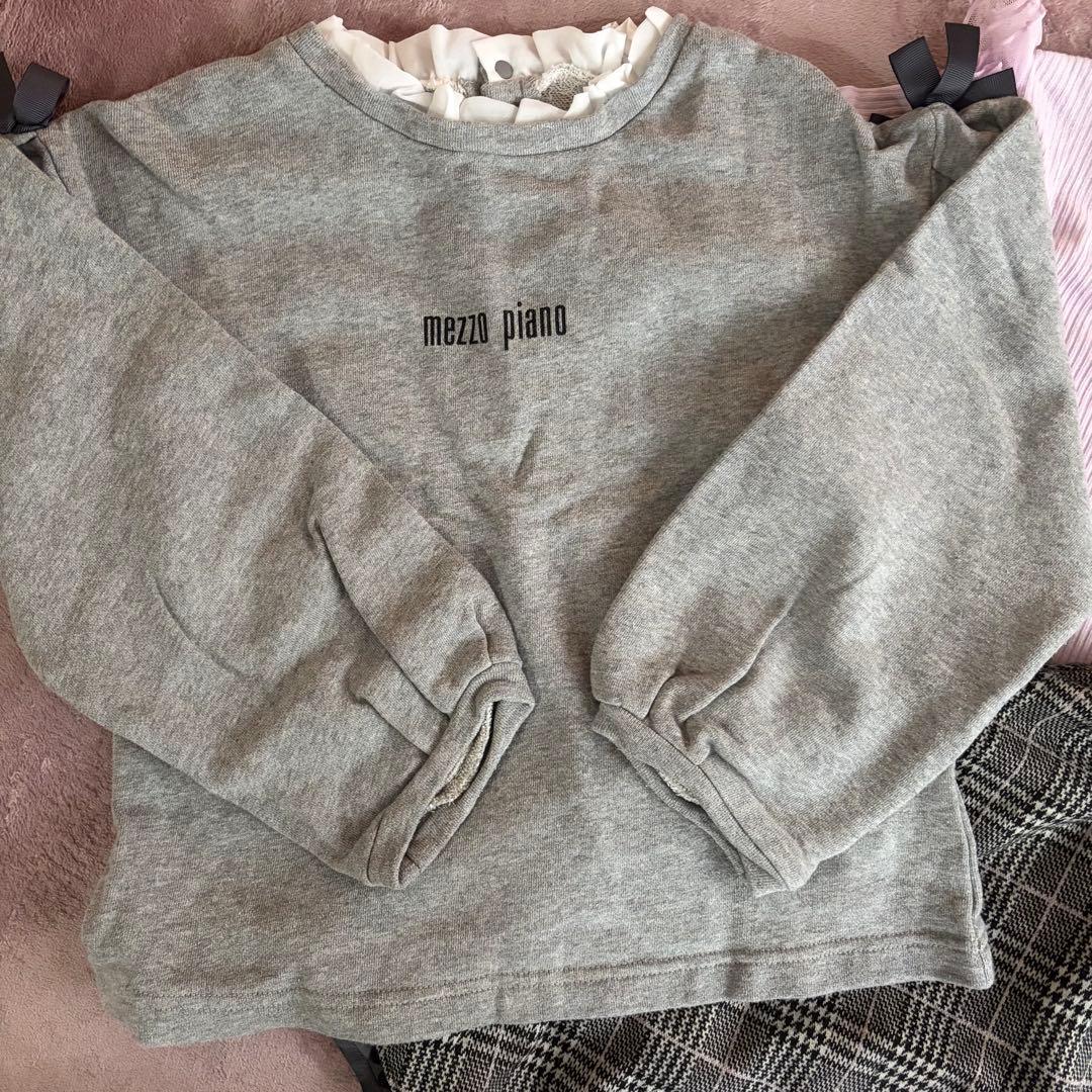 ぽてぽて様　メゾピアノ 140 トレーナー　トップス　スカート 6点セット