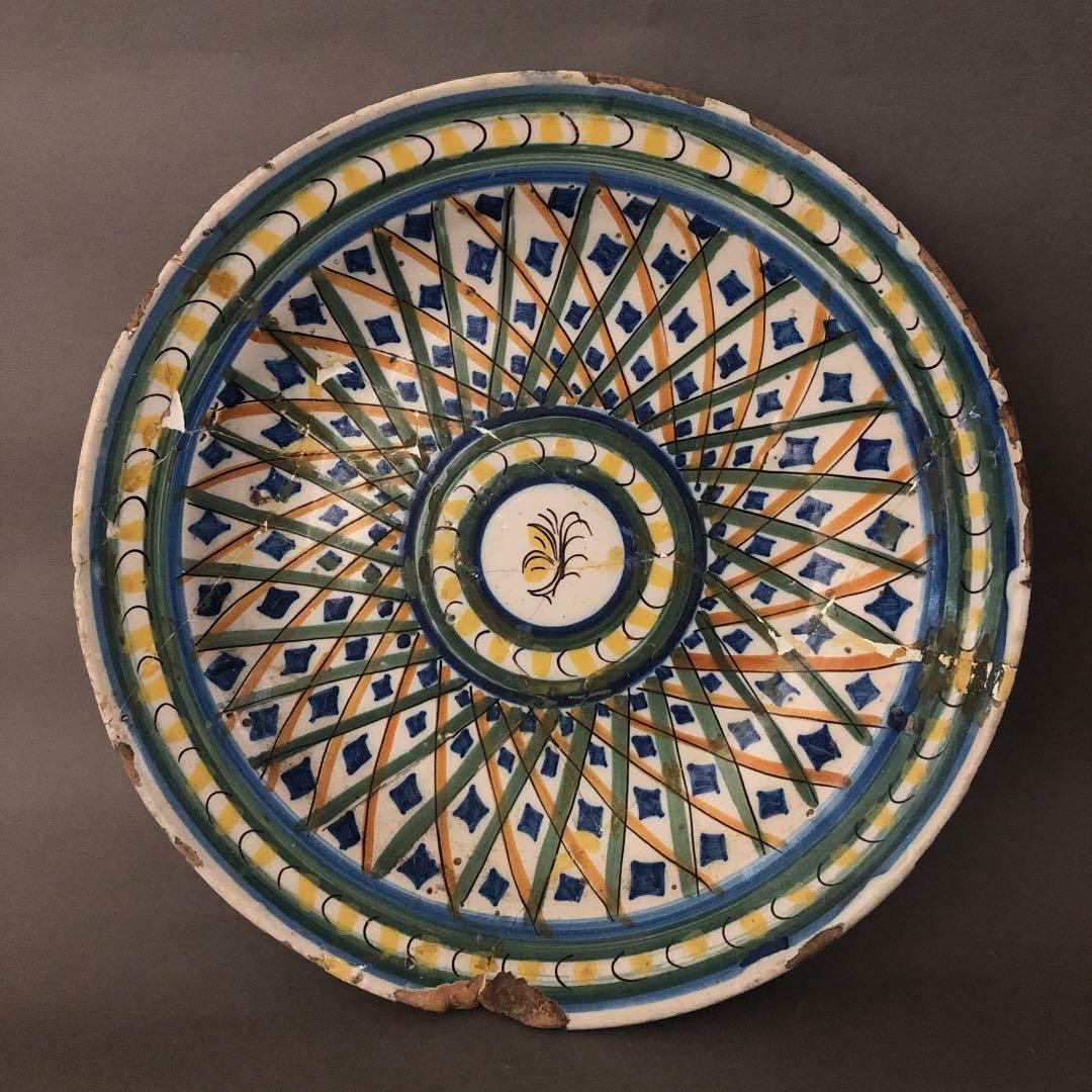 スペイン骨董　アンティーク　絵皿 スペイン骨董 アンティーク 絵皿 スペイン骨董 アンティーク 絵皿