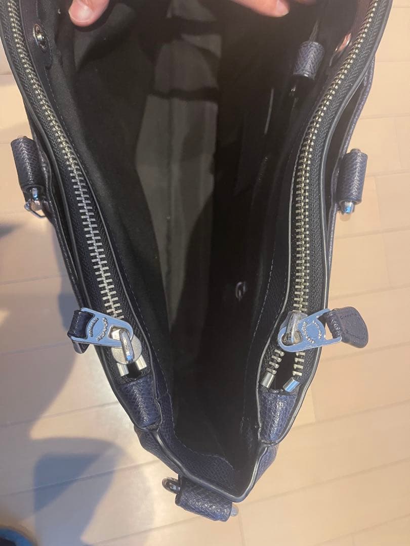 k*9様 COACH ネイビー ビジネスバッグ