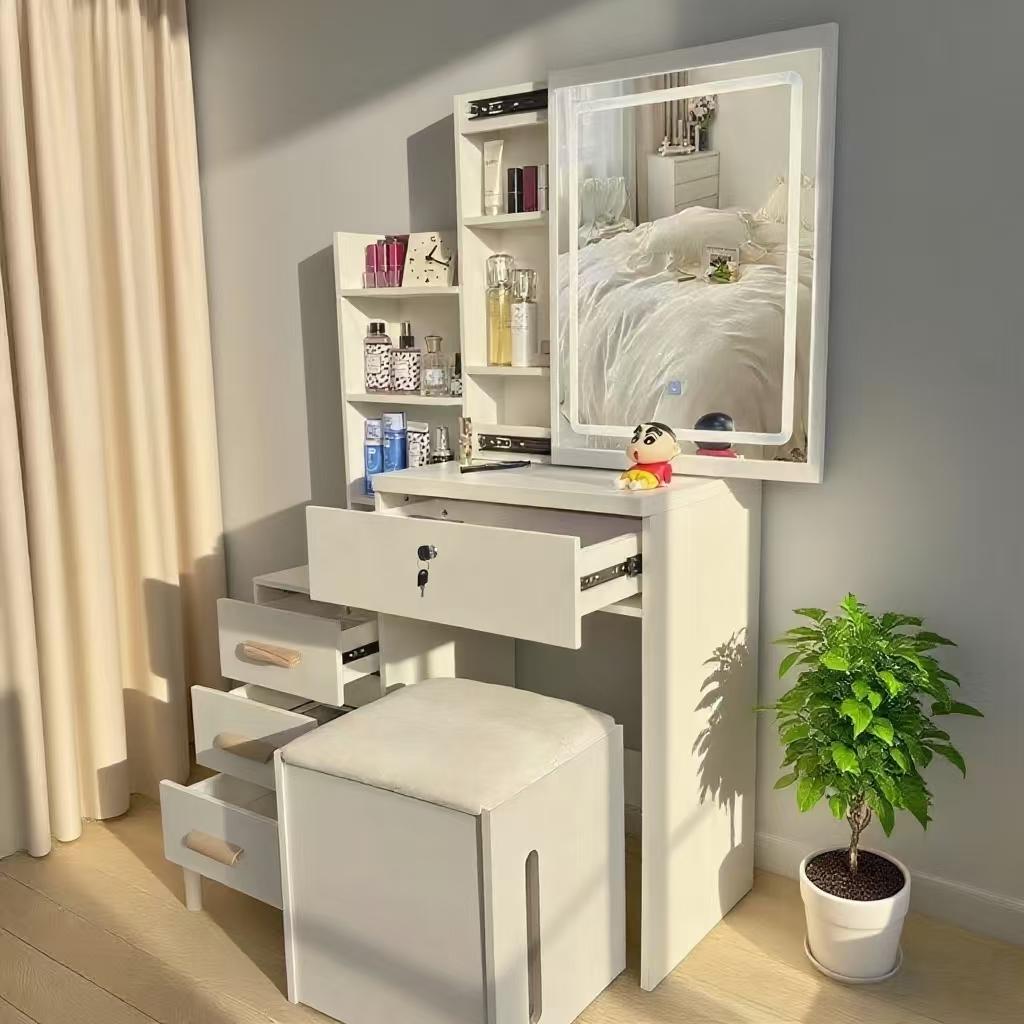 ホワイト ドレッサー・鏡台 訳あり品　写真をご確認 J102-② 000000133544_9QP7ndU.jpg