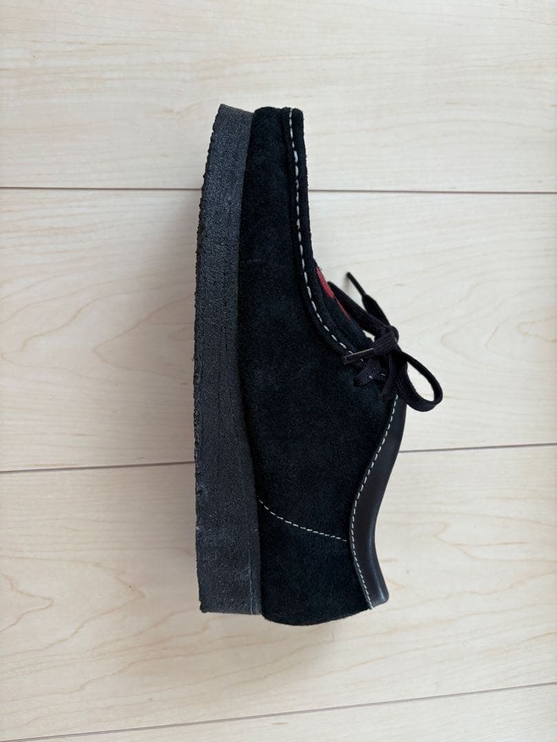 STUSSY/CLARKS ORIGINAL トランプ刺繍スエードシューズ／