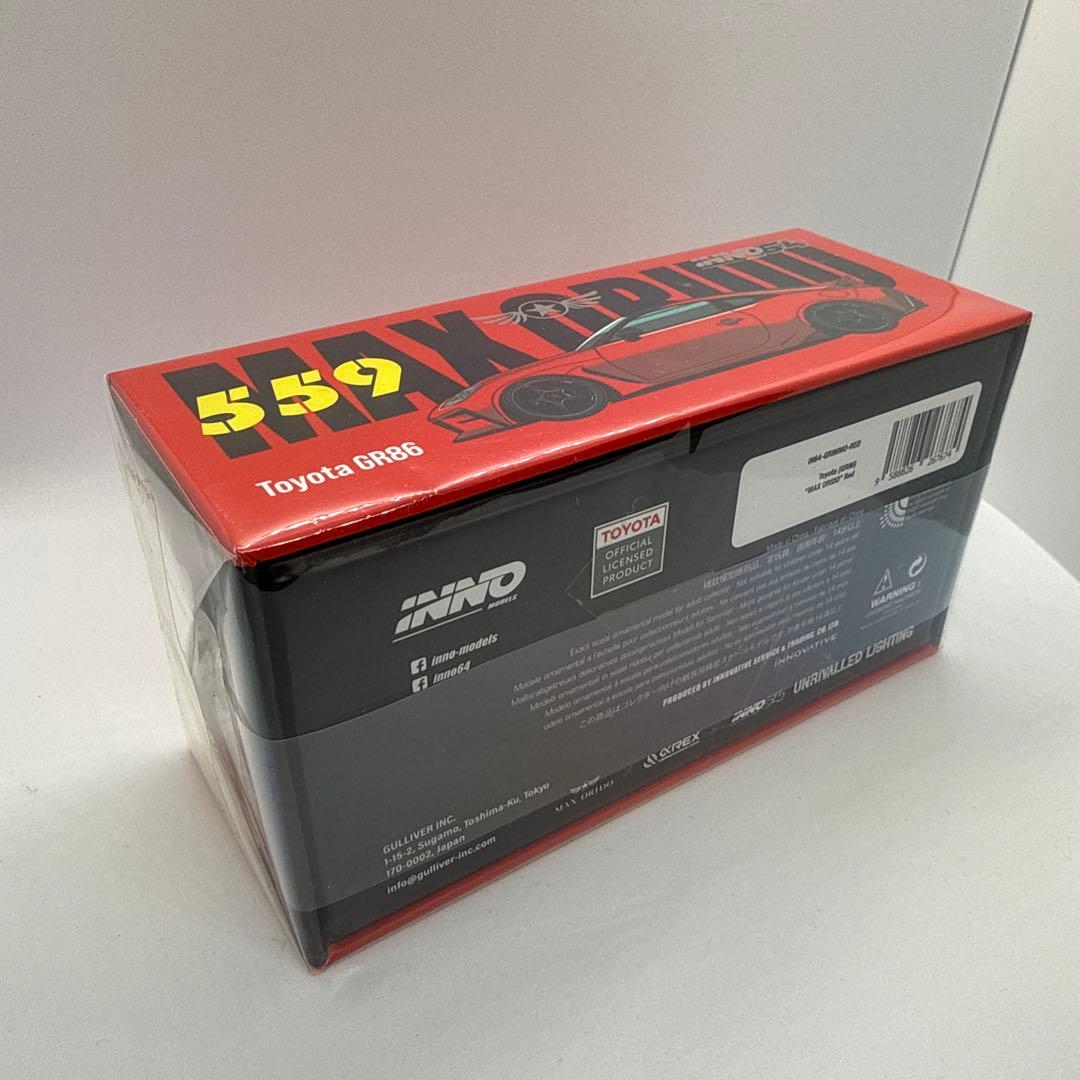 オートサロン限定 inno64トヨタ GR86 MAX ORIDO