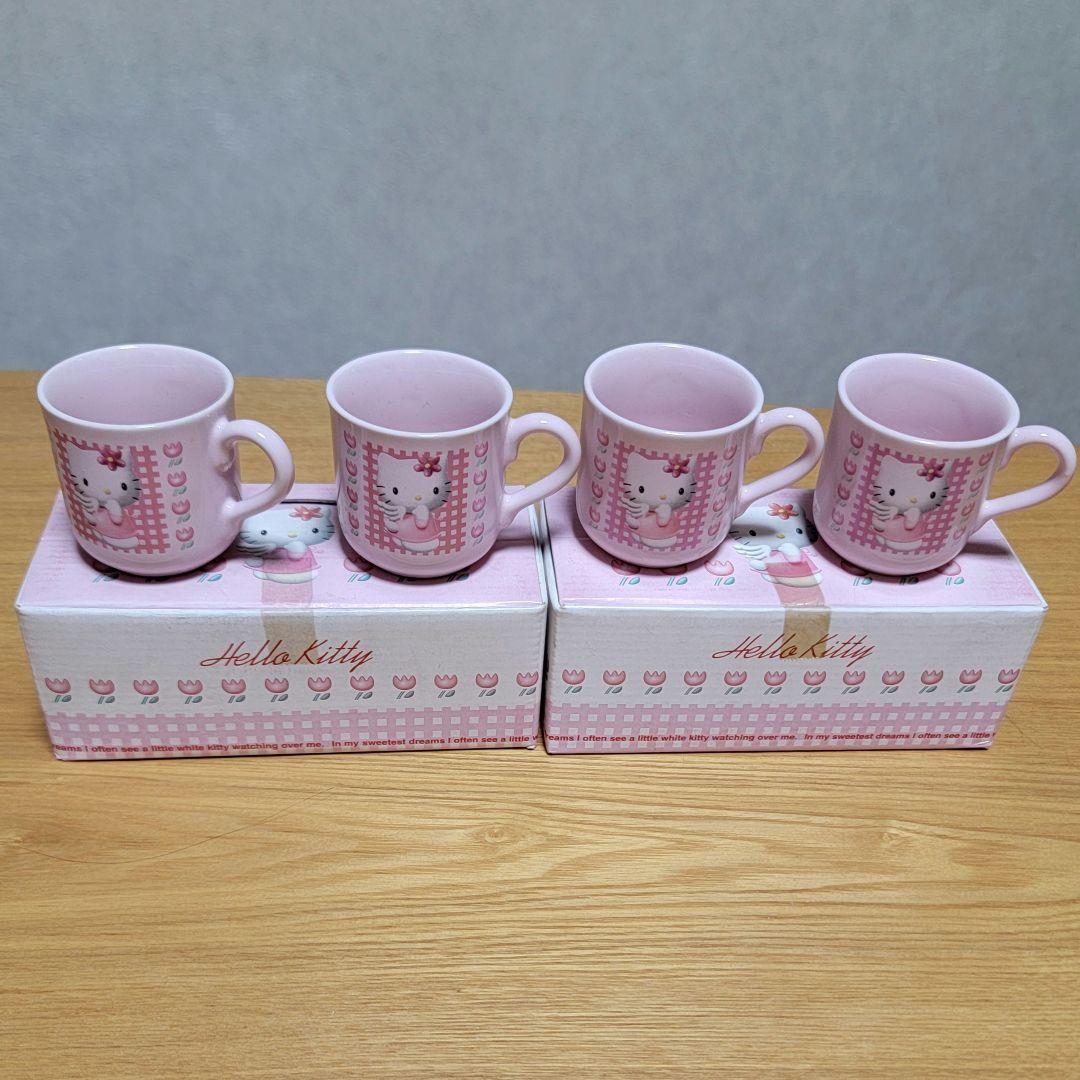 ハローキティ 誕生25周年 マグカップソーサーセット HELLOKITTY