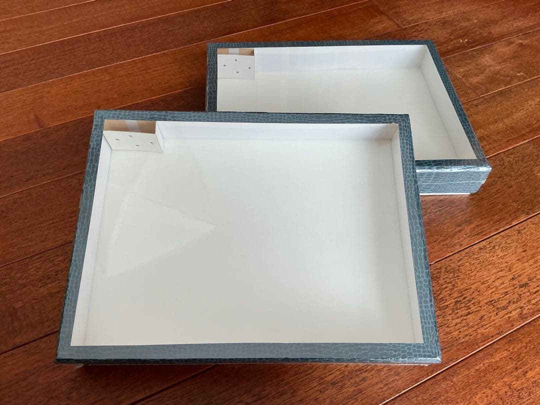 志賀昆虫普及社ボール紙製硝子蓋標本箱特大型2個セット(未使用) 志賀ボール紙製硝子蓋標本箱【特々大型】Ver.2024 - 昆虫採集・昆虫