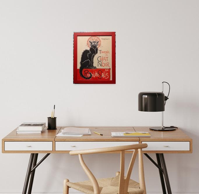 模写 Chat Noir シャ・ノワール 6号 [額縁付き] 【新品未使用】