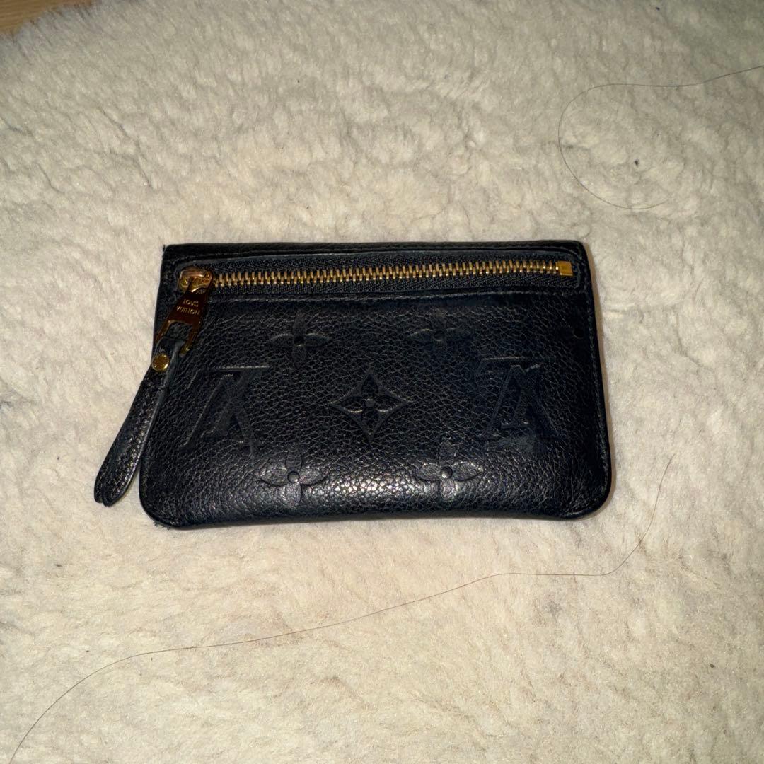 ルイヴィトン モノグラム アンプラント ポシェットクレ ケース黒EI352