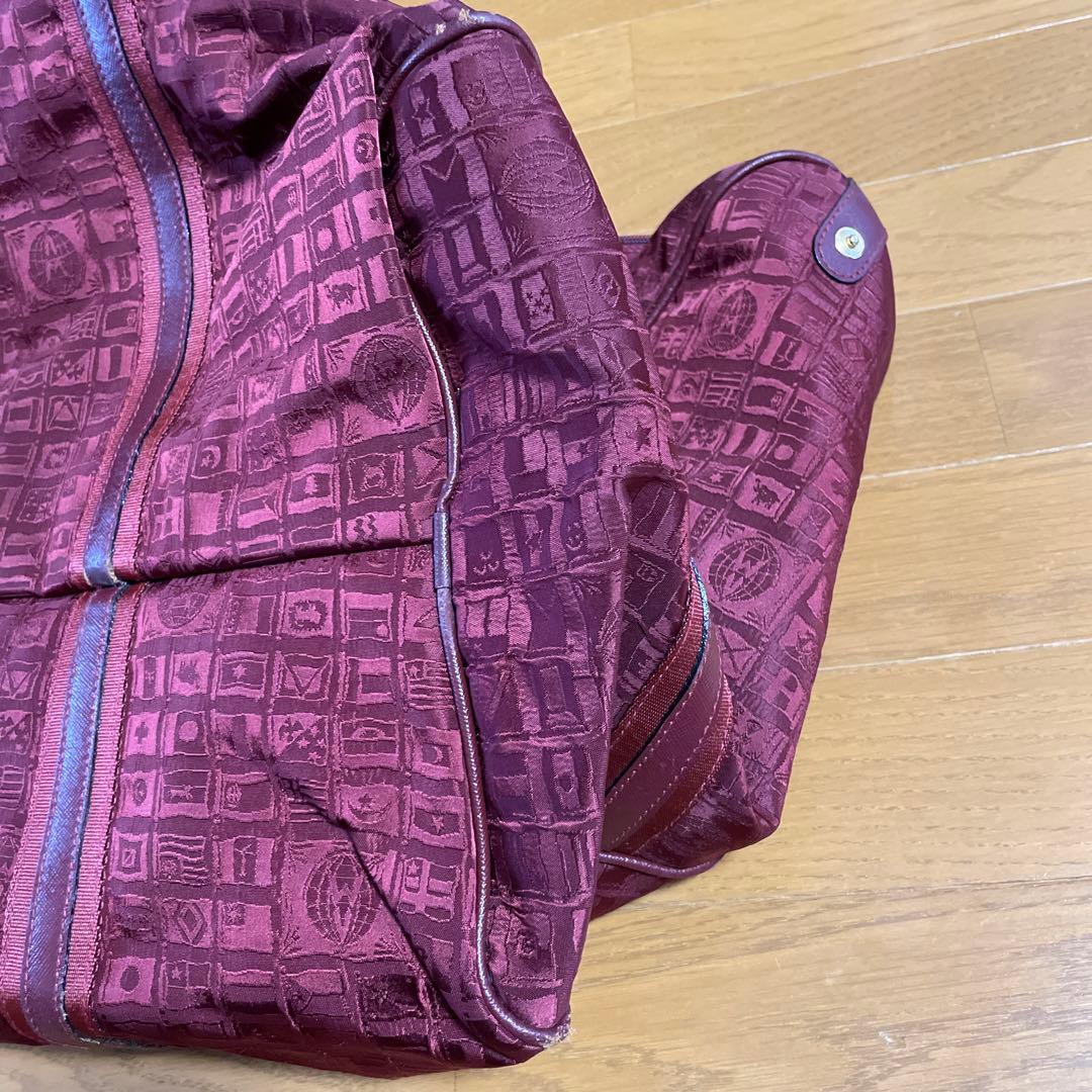 ALVIERO MARTINI ボストンバッグ レッド 希少の通販はau PAY