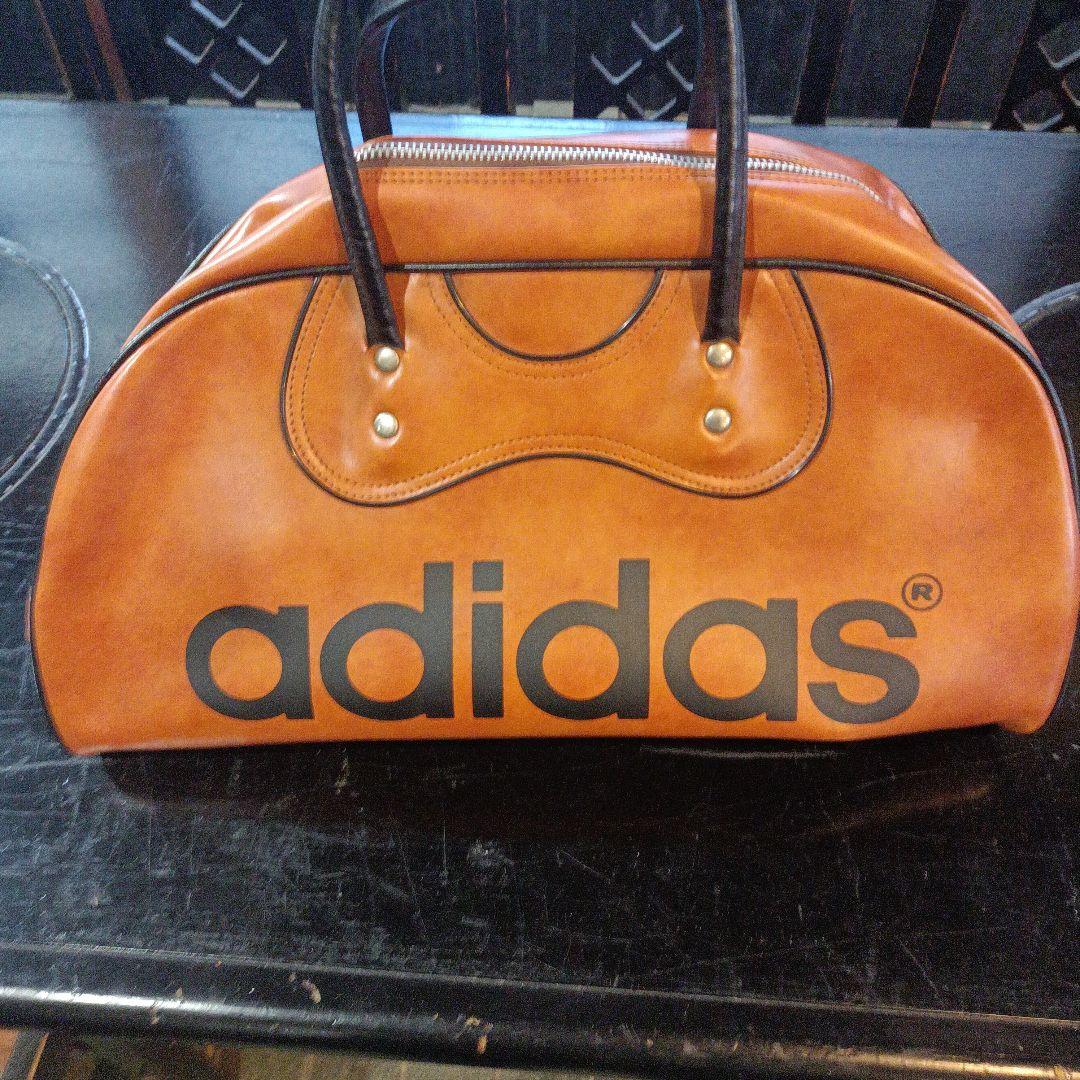 adidas ボストンバッグ 茶色 古着 レトロ ヴィンテージ - メルカリ