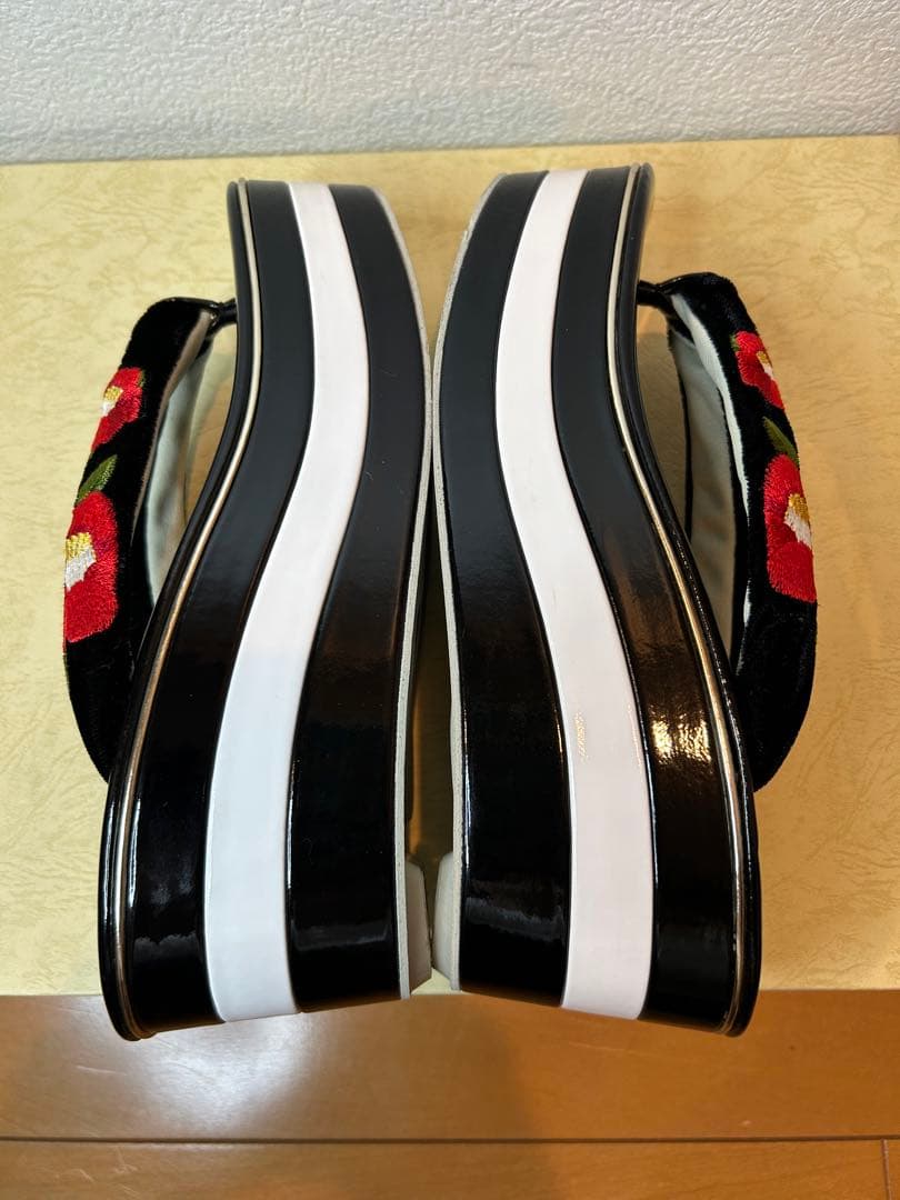 草履バッグセット 成人式 振袖　椿　つばき　草履　バック　24cm