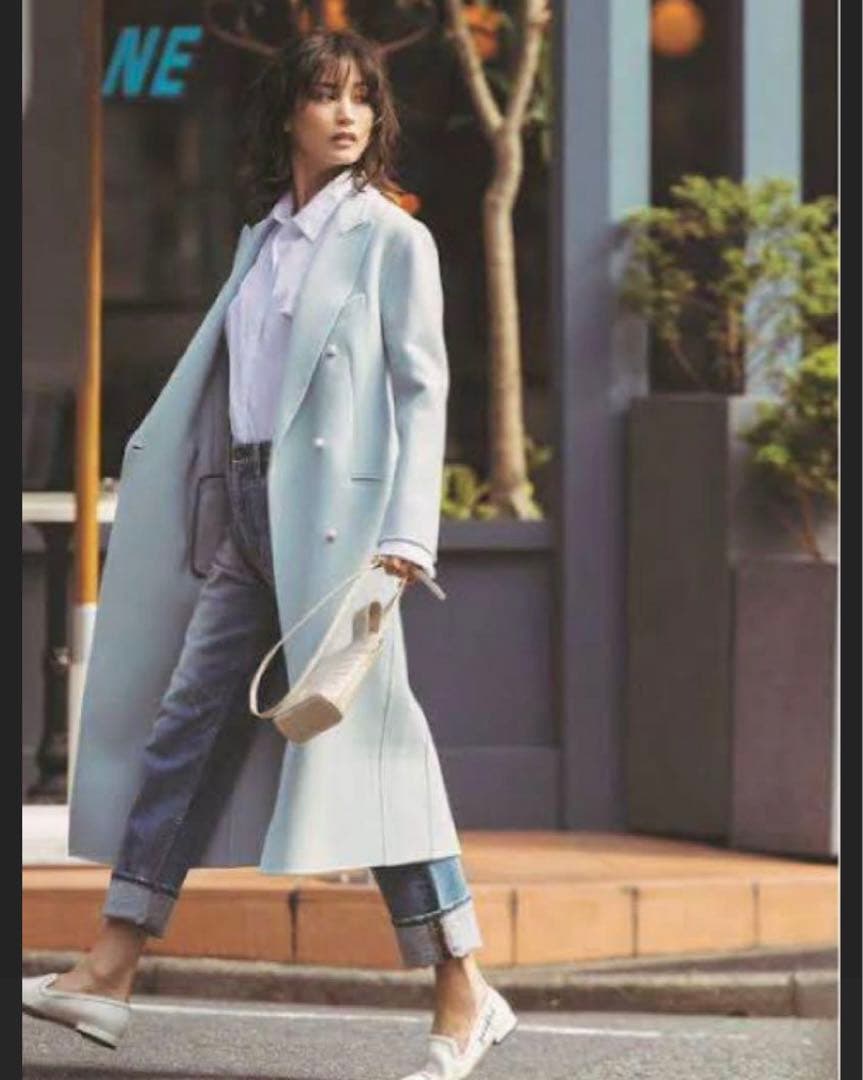 MADISON BLUEパールボタンチェスターコート