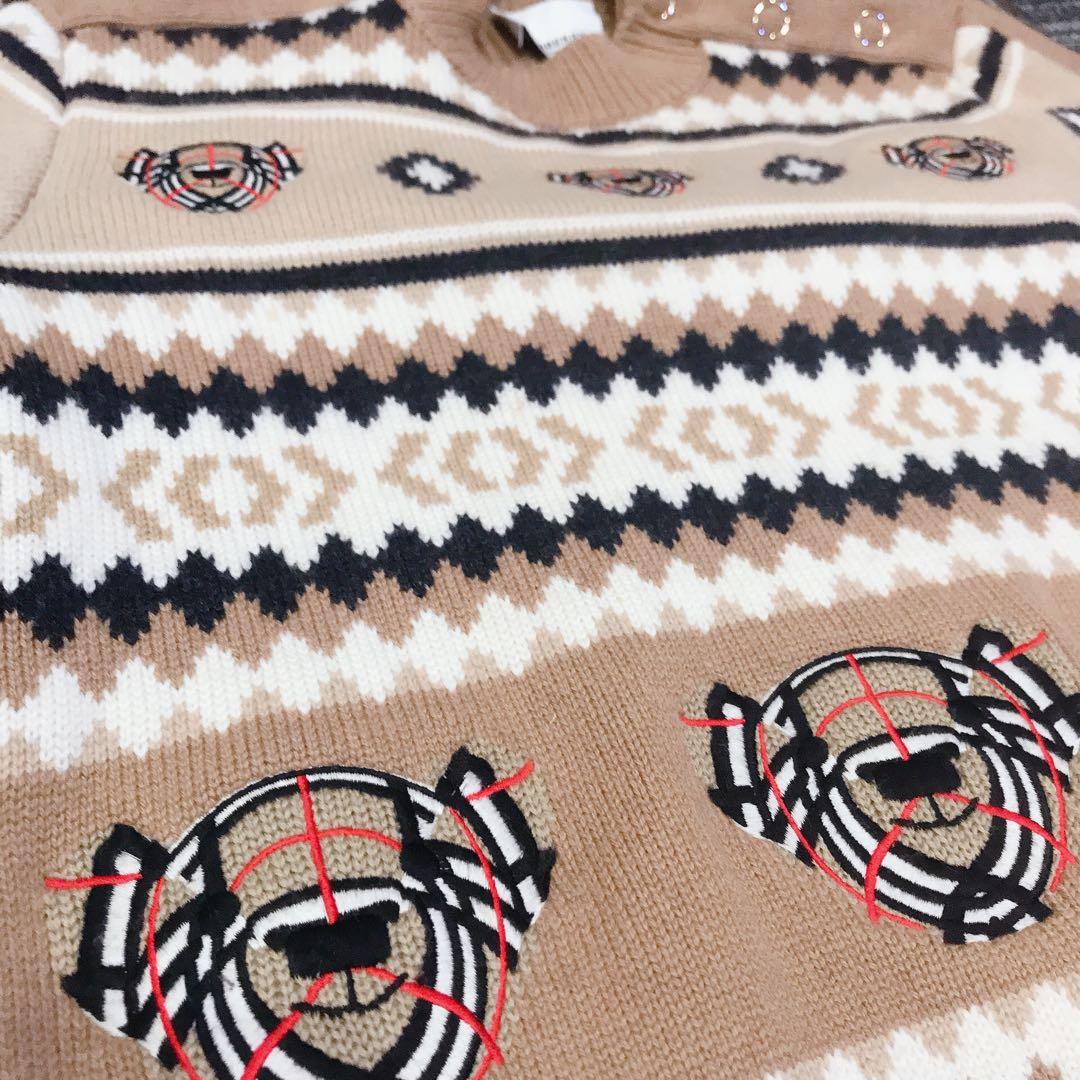 Burberry キッズ　110 トーマスベア　ニット　トレーナー