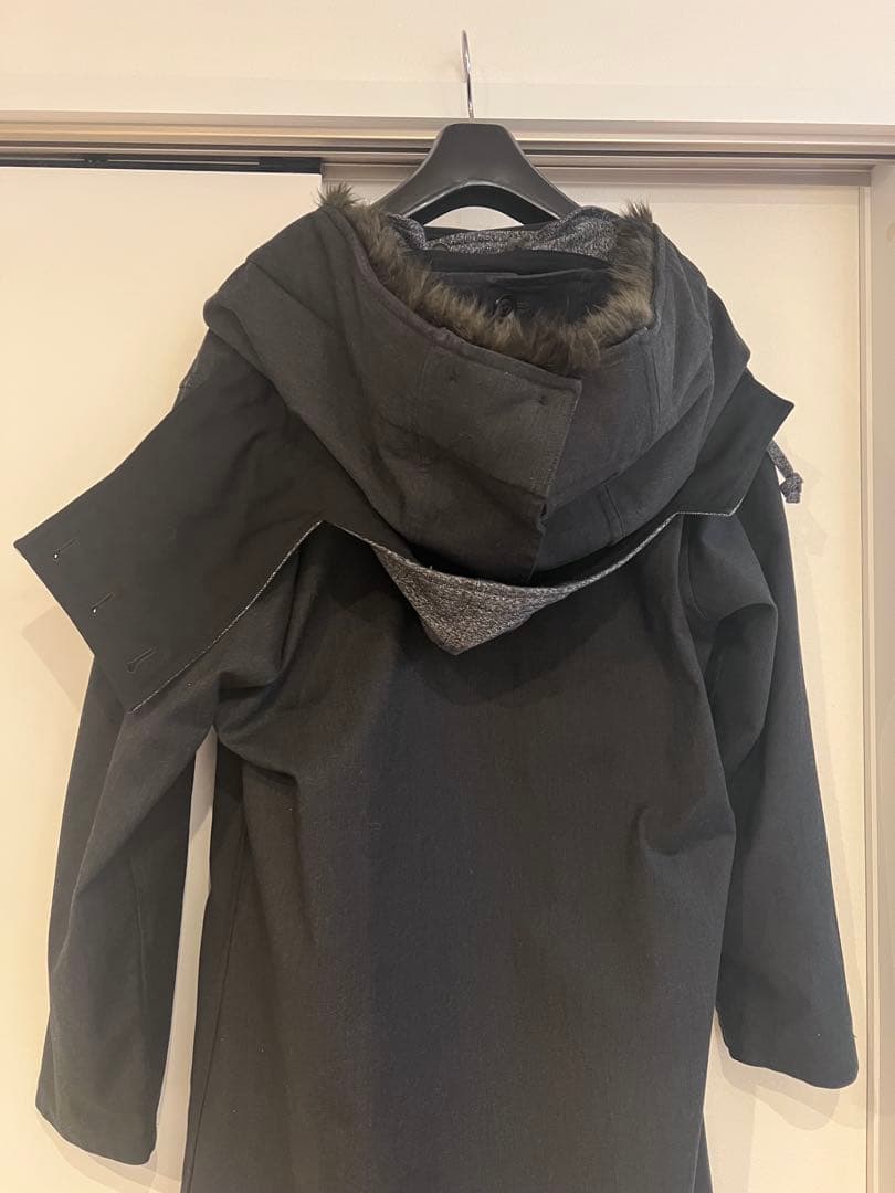 ヨウジヤマモト プールオム 18AW Double Hooded ドレスコート