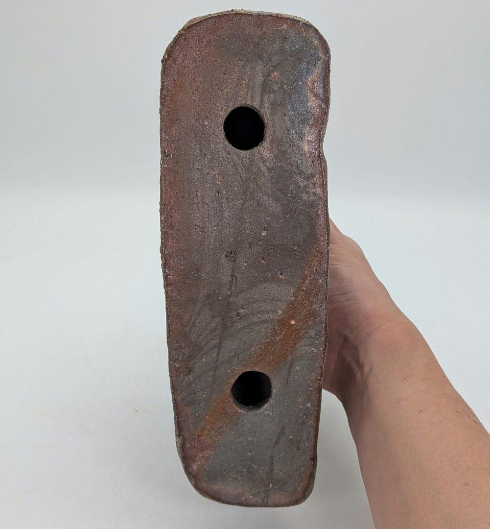 山麓窯 中村朝男 備前焼 午置物 共箱共布栞 干支置物 午年 馬 ウマ 在銘