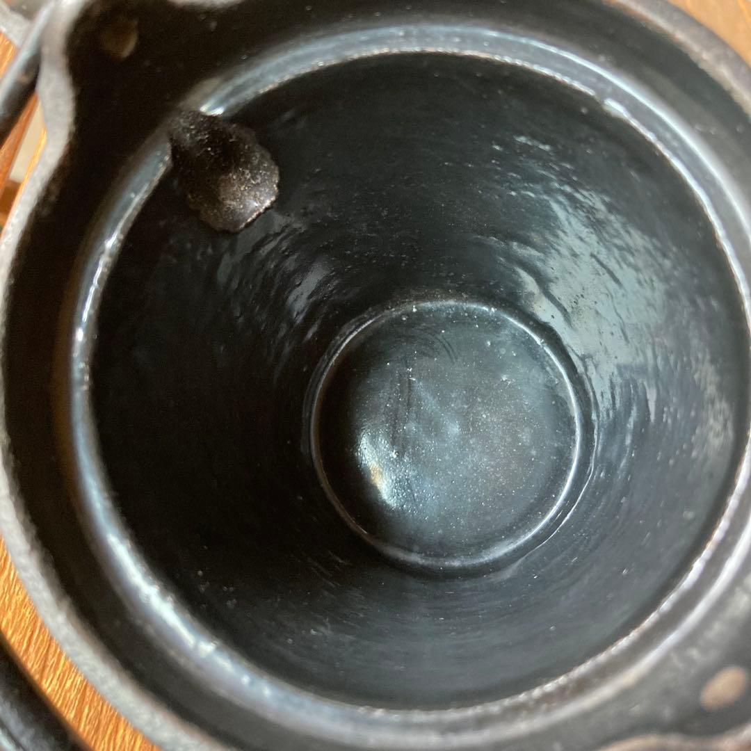 昭和レトロ 南部鉄器 鉄製 鋳鉄 鋳物 蛇ノ目 鉄瓶 急須 茶注ぎ