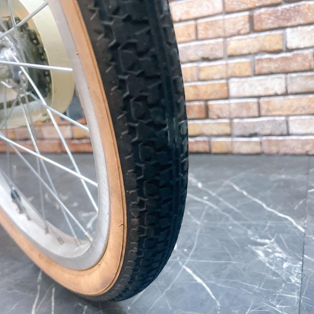 【39】子供用自転車 子供車 ブリヂストン HACCHI クリーム 18インチ