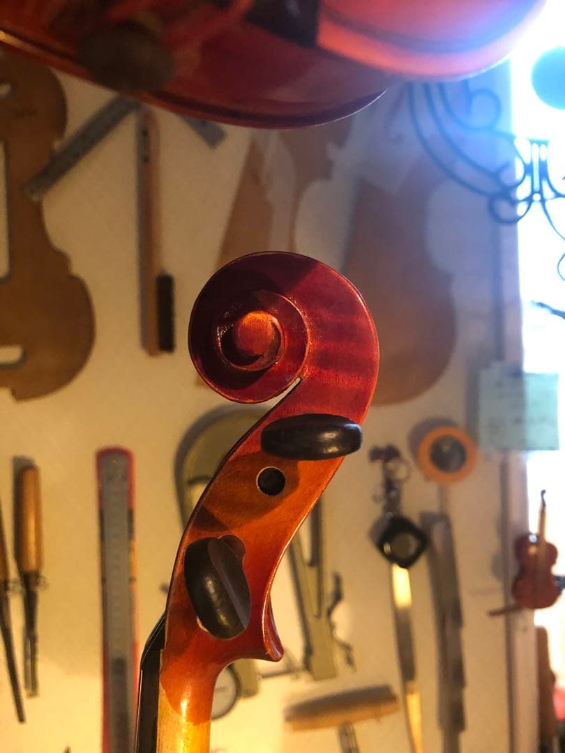 【駒&魂柱調整済】SuzukiバイオリンNo350 1/2 1976