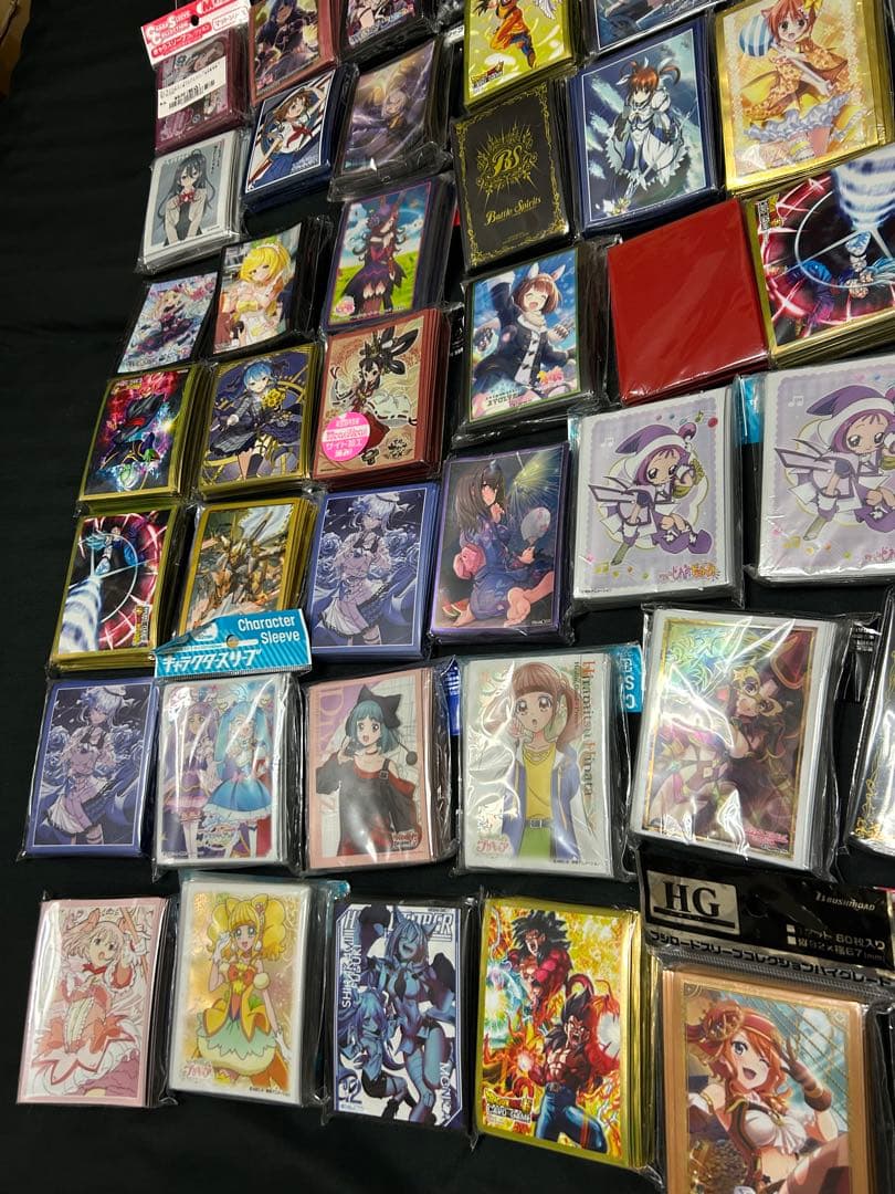キャラスリーブ　ケース等　超大量まとめ売り　未使用多数　195点以上