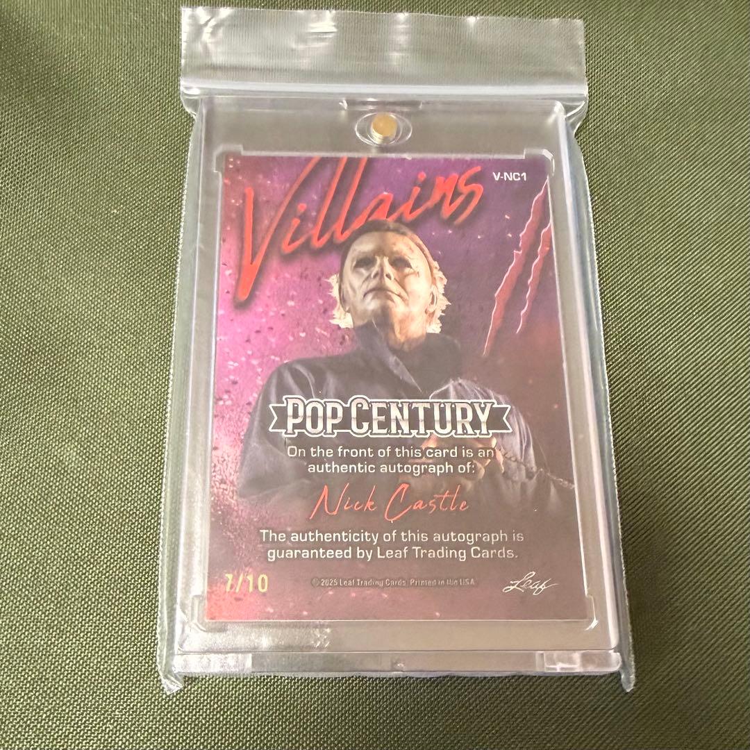 leaf pop century Nick Castle サインカード　7/10