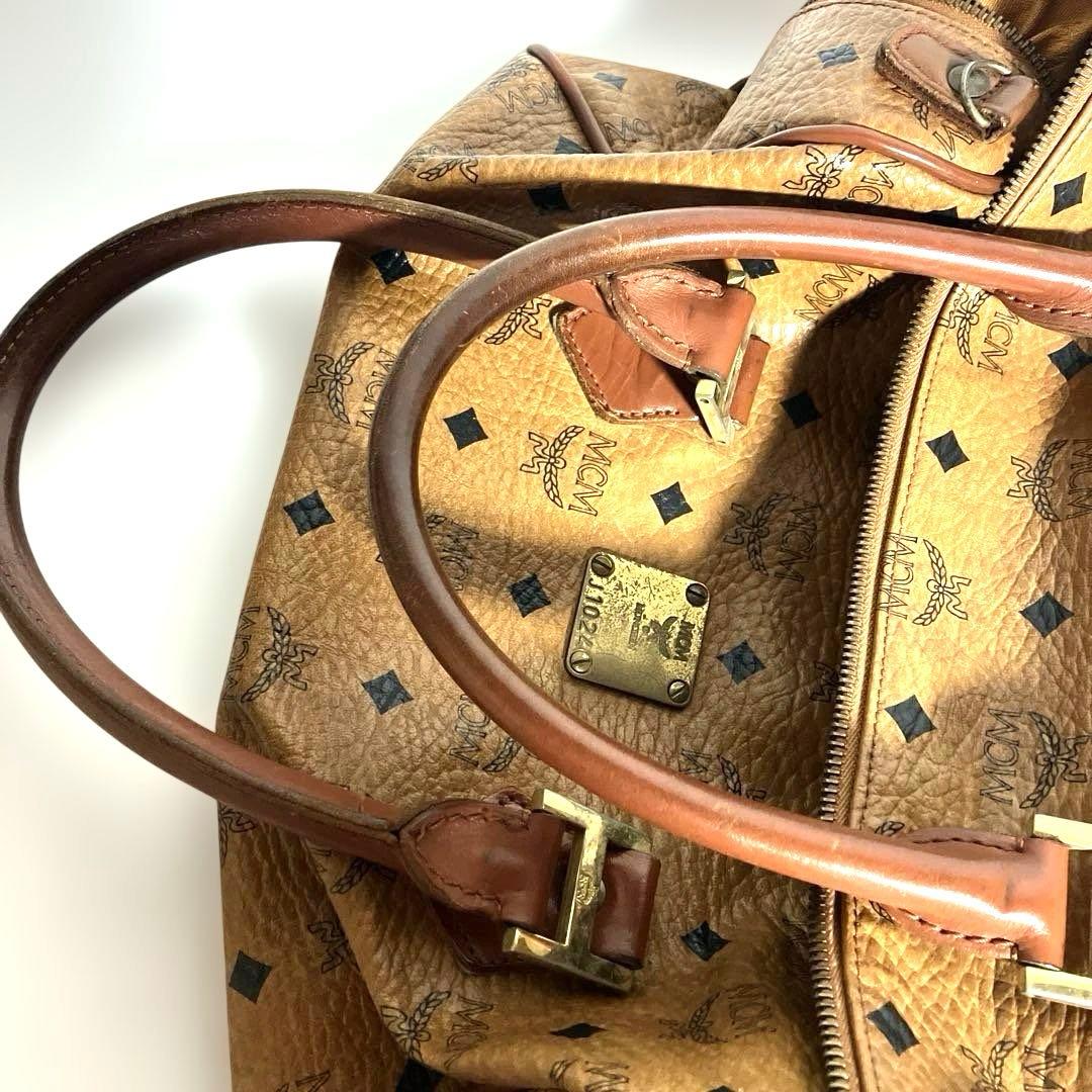 【ヴィンテージ】MCM ヴィセトス ミニボストン ハンドバッグ