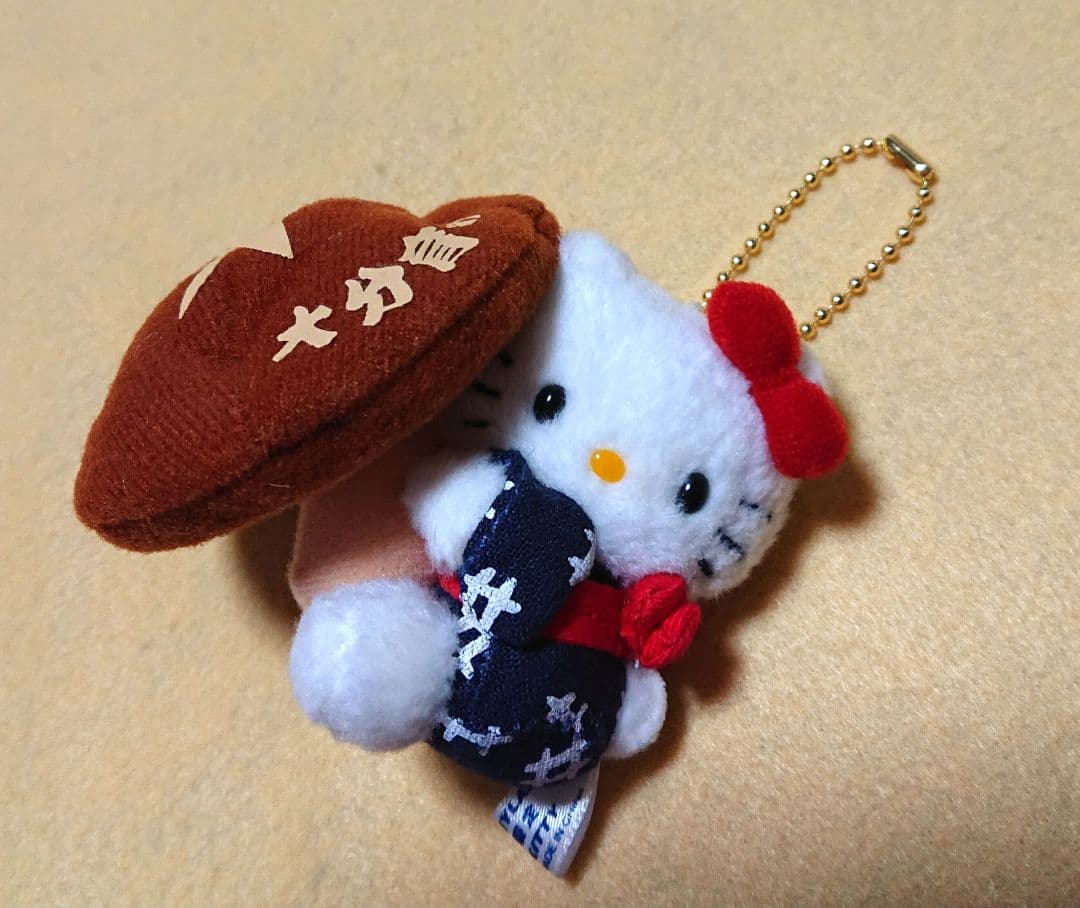 キティ 大分限定 しいたけ マスコット ご当地