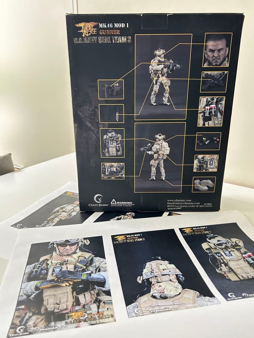 絶版1/6 U.S.ネイビーシールズチーム3