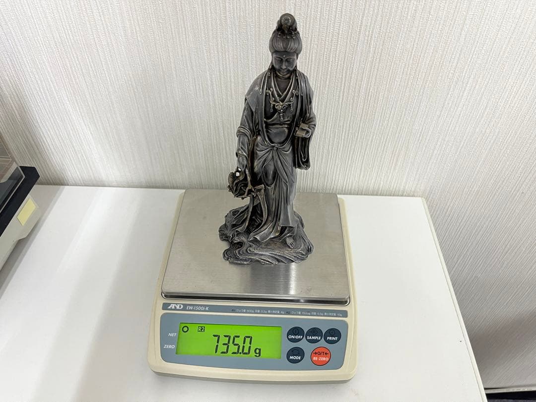 骨董 銀製 魚藍観音 木箱付き 骨董 銀製 魚藍観音 木箱付き 楽天市場