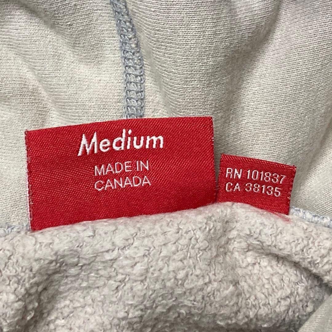 【カナダ製】シュプリーム⭐️スモールボックスロゴ　パーカー　XL相当　正規品鑑定