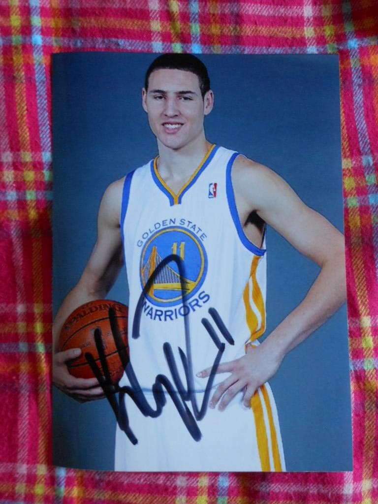 NBAカードクレイトンプソン直筆サイン499枚限定